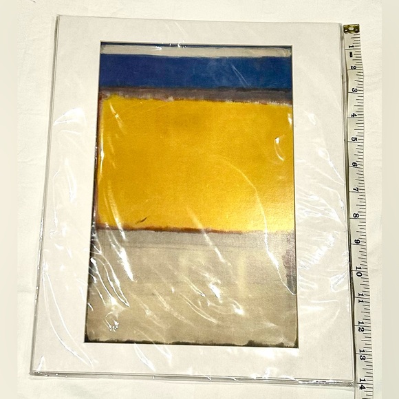 NEW! Rothko Number 10 Matted Print - Picture 4 of 8